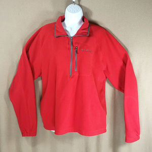 Columbia Men's Red Fleece Jacket Sz XL